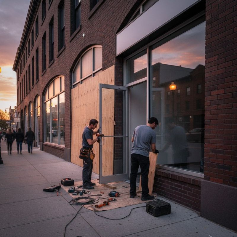 Metal Entrance Door Repair Service