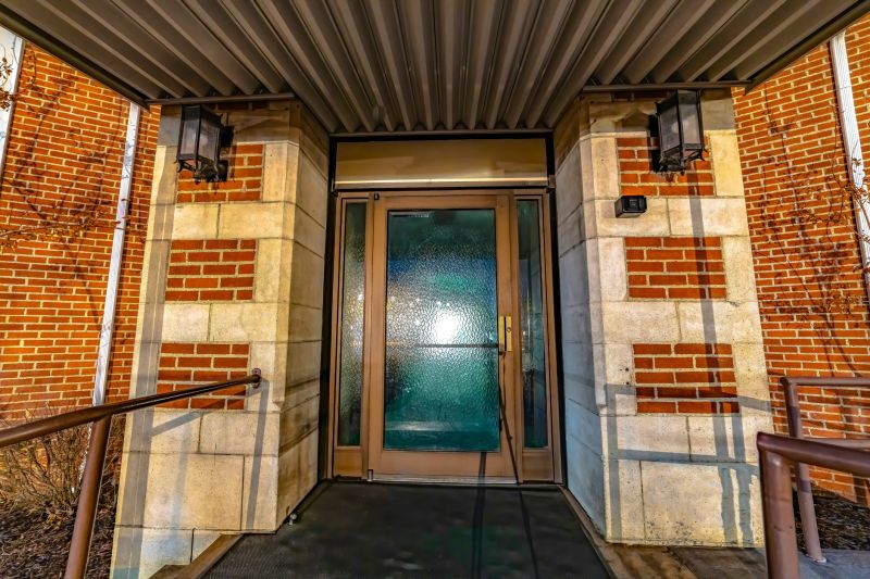 Finished Metal Entrance Door